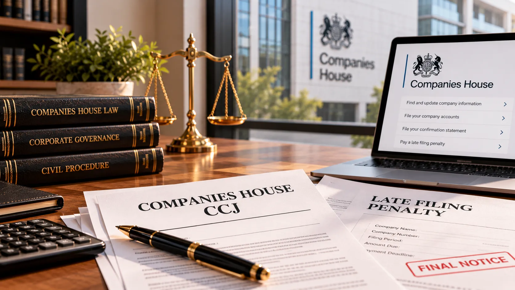 Companies House CCJ & Late Filing CCJ