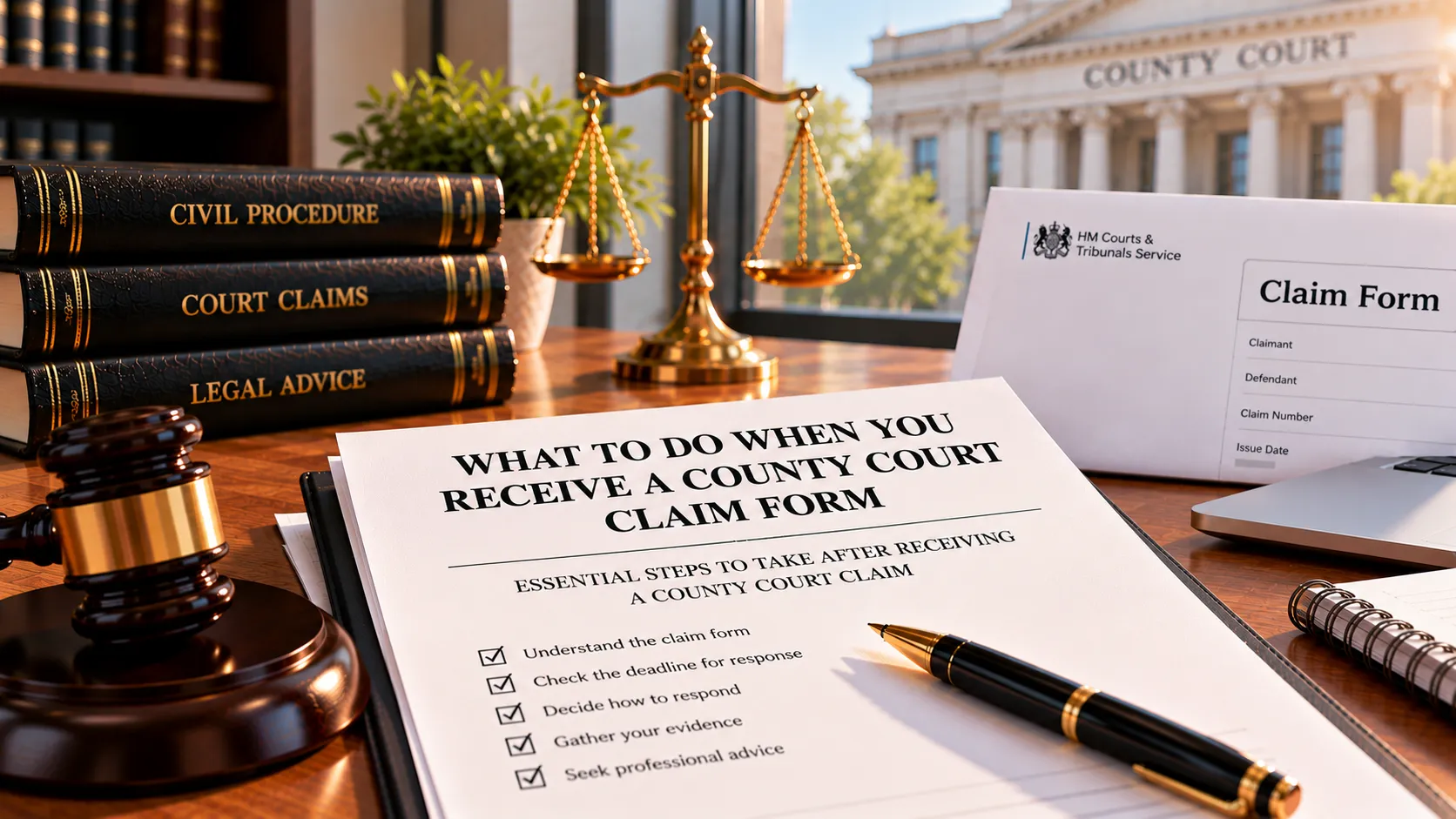 What to do when you receive a County Court Claim Form